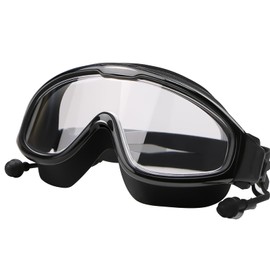 OYUEGE Swim Glasses, Goggles, Swimming, Adults, Anti-Fog, Soft, Leak Free, Swim Goggles, Wide Field of View, Ear Plugs Included, Summer Vacation, Sea Bathing, Competitive Swimming