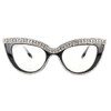 FUPRECIOUS Gafas De Lectura De Ojo De Gato Bling Rhinestone