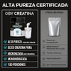 Oby Creatina Monohidratada Micronizada en Polvo | 100% Alta Pureza