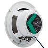 KICKER 49KM604WL KM 6.5" 4Ω Blue LED Marine Coaxial Speakers