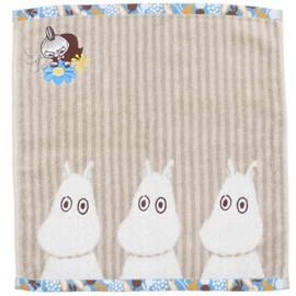 Marushin Hand Towel, Moomin, Puff Kina, Organic Cotton, Northern Europe 1405036800, Approx. 13.4 x 14.2 inches (34 x 36 cm)