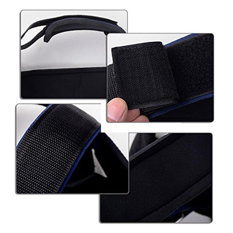 Fitness Neck Harness for Weight Training, Long Steel Chain and