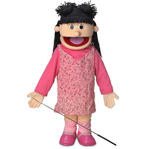 Susie, Peach Girl, Full Body, Ventriloquist Style Puppet, 65cm