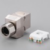 Tunghey CAT8 RJ45 Keystone Shielded Coupler - Ethernet Female to