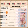49 in 1 Professional Nail Art Kit, Brushes Dotting Pens