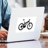 CafePress Black Mountain Bike Bicycle Rectangle Sticker Rectangle Bumper Sticker