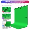 Green Screen Backdrop Kit, 5 x 6.5 ft Portable Chromakey