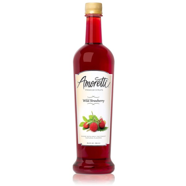 Amoretti Premium Wild Strawberry Syrup (750mL)