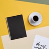 Surard A5 Small Spiral Notebook, 1 Set Black Spiral Notebook