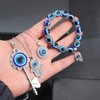 SAILIMUE 15Pcs Evil Eye Necklace for Women Men Evil Eye