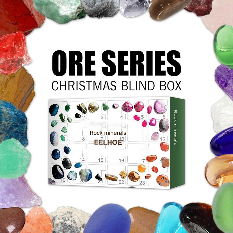 Christmas Ore Gift Box Countdown Calendar Multi Colors Fashion Surprise