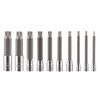 CASOMAN 10 Piece Spline Tip Bit Socket Set, M-Type, S2