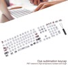 Keycaps PBT 5Sided Sublimation 110 Keys Keyboard Caps for Mechanical