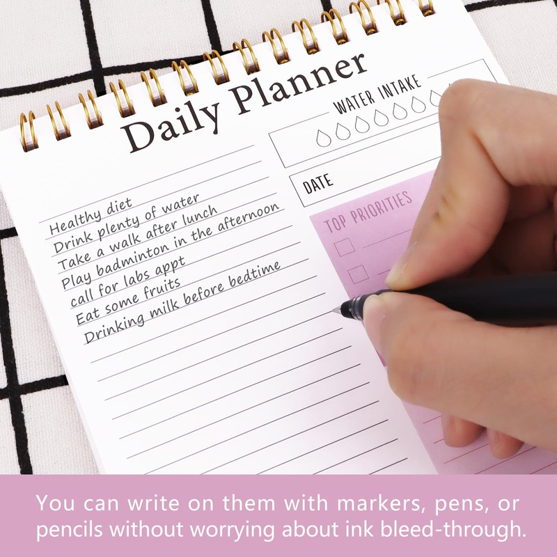 Newkita 5.1x7.8 Inch To Do List Notepad for Work, 30