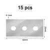 15pcs Hob Scraper Replacement Blades Ceramic Hob Scraper Metal Scraper