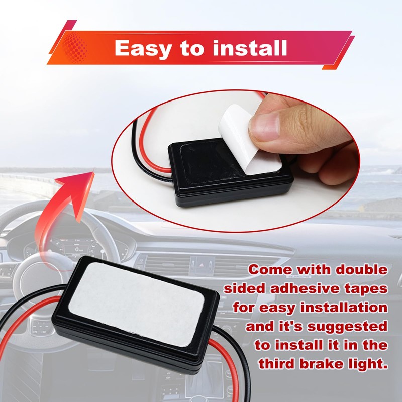KEVWR Strobe Brake Light for Brake Light Tail Stop Light,