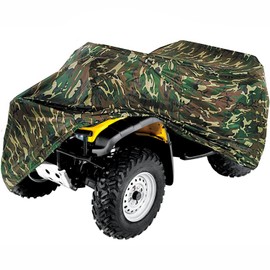 NEH Heavy Duty Waterproof Superior ATV Cover Fits Up to 99" Length 4-Wheeler 4X4 Camouflage Color, Compatible with Polaris, Suzuki, Yamaha, Kawasaki, Honda, ATV Cover Rancher, Foreman, FourtraX