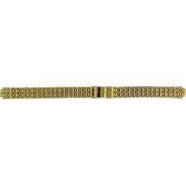 7.5mm Womens Replacement Watchband with Notch Gold Color (notch 7mm) fits and compatible with women seiko