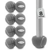 Top Glides Precut Walker Tennis Ball Glides - Gray -