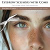 Precision Eyebrow Scissors with Comb – Eyebrow Trimmer for Men
