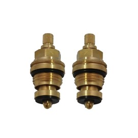 1/2" BSP Tap Gland 20 Teeth 7.6mm Spline - 47.5cm Height - for Pegler, Armitage Shanks, Swirl, Tantofex Tantara, TRE Mercati and Triton Taps - Full Turn with Rubber Washer