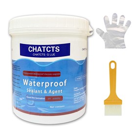 Waterproof Glue,Invisible Agent,Strong Transparent Sealant,for Bathroom, Kitchen, Garden, Roofs, Walls (0.3, Kilograms)
