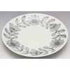 Hasamiyama Nishiyama Plate, 7.1 inches (18 cm), Daisy, Gray