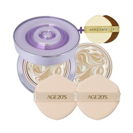 Age 20s Pact Latest Home Shopping DIA Water Glow Shot Main Product + Refill + Puff 1 Sheet, No. 21, 14g / 에이지20s 팩트 최신상 홈쇼핑 다이아 물광샷 본품+리필+퍼프 1매, 21호, 14g
