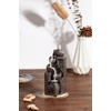 LAMDAWN Unique Cascading Basins Ceramic Waterfall Incense Holder, Paired with