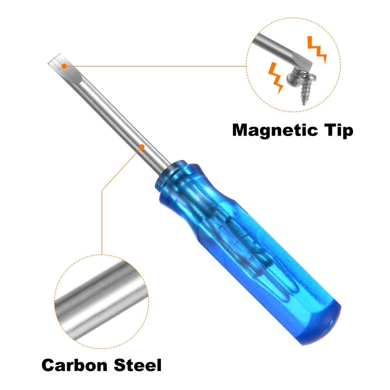 QUARKZMAN SL2.0 Mini Slotted Screwdriver 2 mm Magnetic Flat Head