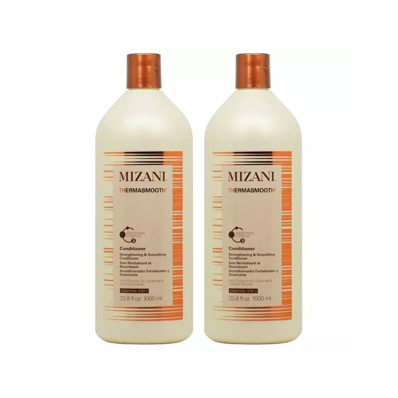 Mizani Thermasmooth Strengthening & Smoothing Conditioner 33.8oz "Pack of 2