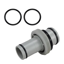 JAMSSOW Pool Hose Connector 32 mm to 38 mm, 2-Way Hose Connector, Pool Adapter 32 mm to 38 mm for Intex Bestway Coleman, Pool Hose Connector Extension (2 Way, 1.25 Inches to 1.5 Inches)