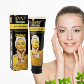 Mascarilla Facial Dorada Blanqueadora Rejuvenecedora 120ml Tipo de piel Normal