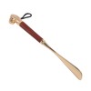 Lion Head Alloy Shoehorn Ergonomic Curves Metal Long Shoehorn with