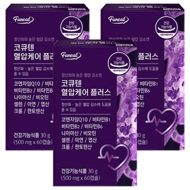Furnit CoQ10 Blood Pressure Care Plus, 60 tablets, 3 units / 퍼니트 코큐텐 혈압케어 플러스, 60정, 3개