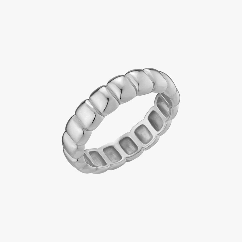 Gold&Dear 14KGP Volume Square Line Ring Yellow Gold M (No.