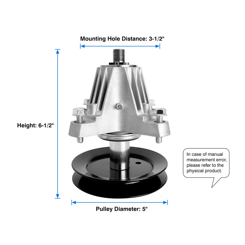 Replacement 918-06980 Spindle Fits for Cub Cad et 50" Deck