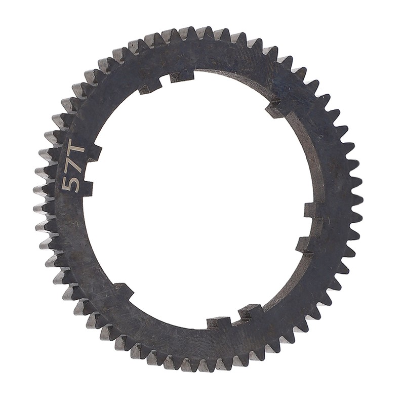 RC Gearbox Gear Black Smooth Rolling Increase Speed 57T Steel