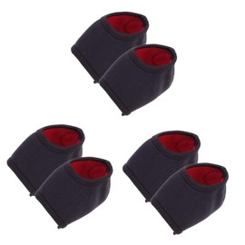 FRCOLOR 3pcs Heel Socks Heel Sleeve Support Toeless Compression for Softening Skin
