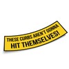 These Curbs aren't Gonna Hit Themselves Yellow Funny Bumper Stickers,