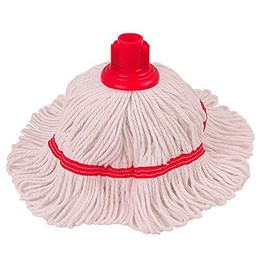 Robert Scott & Sons Hygiemix T1 Socket Mop Cotton & Synthetic Yarn Colour-coded 200g Red 103062RED