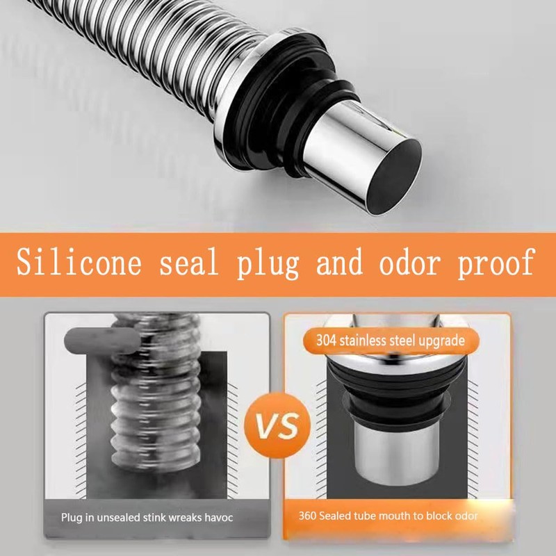 Kitchen Double Sink Downpipe Fittings, Stainless Steel | Sink Set