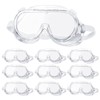10pcs Safety Goggles Anti-Fog Protective Lab Goggles Over Glass Safety