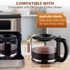 Teenyyou Glass Coffee Carafe Compatible with Delonghi 3066 3067 3093