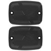 2pcs Front Brake Fluid Reservoir Cap Motorcycle Upper Fuel Tank