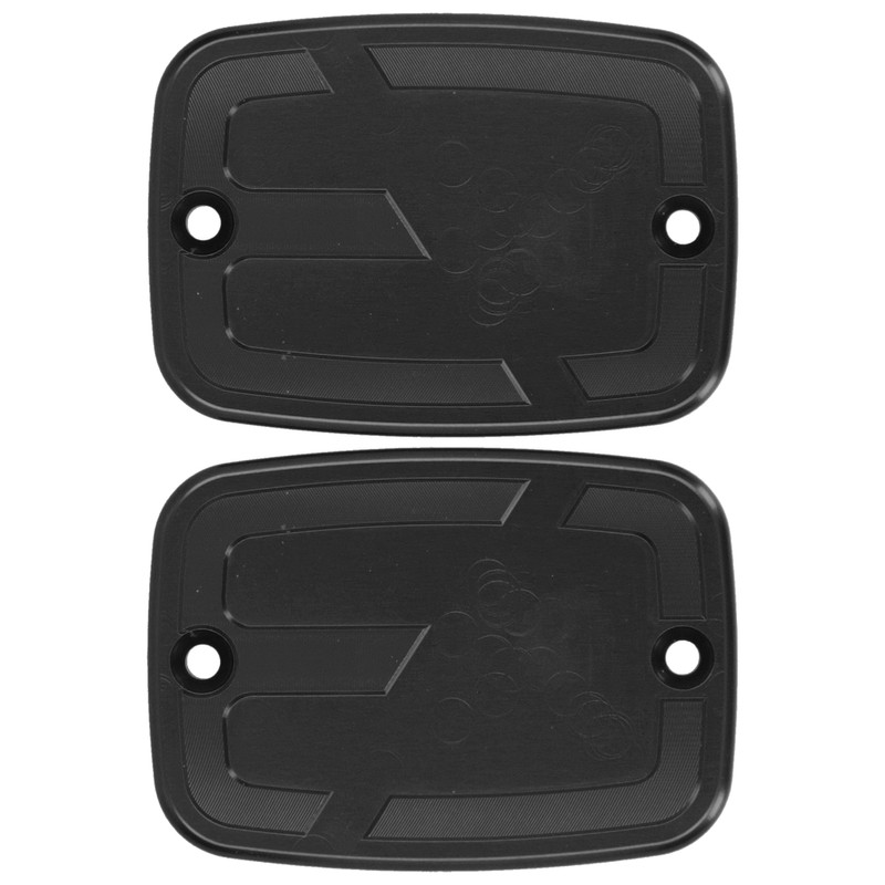 2pcs Front Brake Fluid Reservoir Cap Motorcycle Upper Fuel Tank