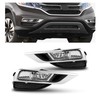ECOTRIC Fog Lights Compatible with 2015 2016 Honda CR-V CRV