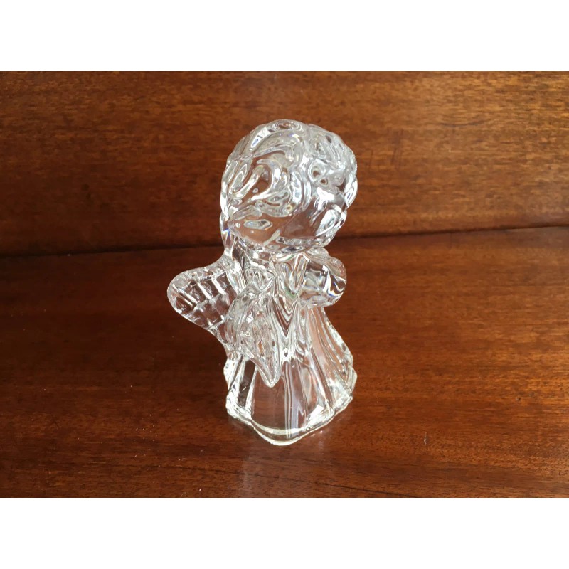 MIKASA CRYSTAL CHOIR ANGEL CANDLEHOLDER~B