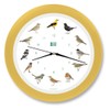 KOOKOO Singvogel Cream-Yellow, Singing birdclock Includes 12 Genuine Original Field