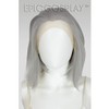 EpicCosplay Keto Short Lace Front Wig (Silvery Grey)